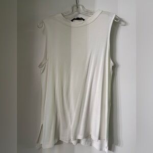 Banana Republic Ivory Muscle Tee